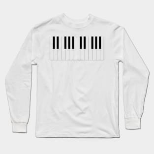 Piano keyboard Long Sleeve T-Shirt